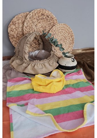 Bonjardinhome Pamuk - Polyester Plaj Havlusu Çok Renkli
