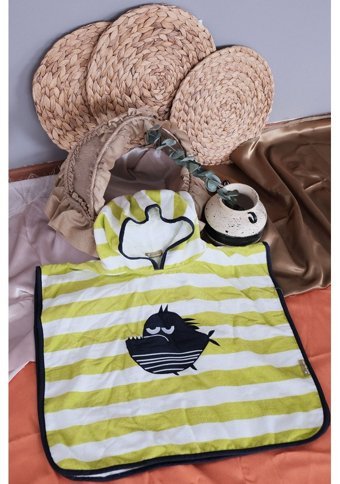 Bonjardinhome Pamuk Plaj Havlusu Yeşil