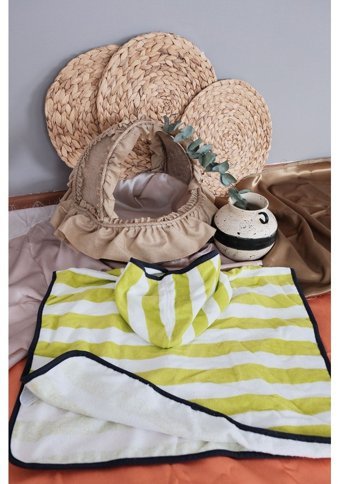 Bonjardinhome Pamuk Plaj Havlusu Yeşil