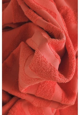 Cotton Mania Ceu Coral Pamuk Plaj Havlusu Kırmızı