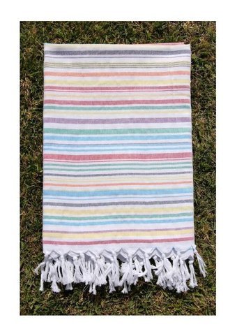 Baveno Mikrofiber Plaj Havlusu Çok Renkli