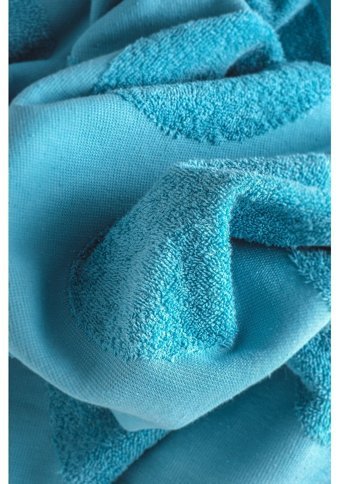Cotton Mania Voe Deep Pamuk Plaj Havlusu Mavi