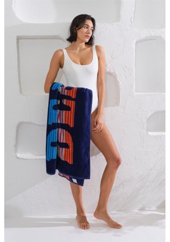 Homelover Beach Pamuk Plaj Havlusu Çok Renkli