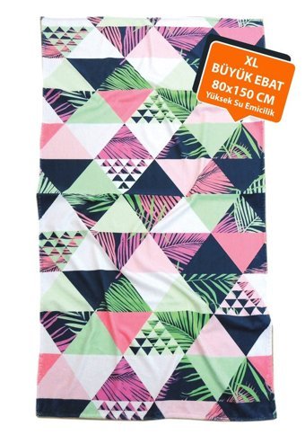 Hamur Trendy Pamuk Plaj Havlusu Pembe