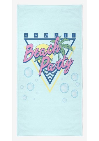 Vevien Beach Party Pamuk - Polyester Plaj Havlusu Açık Mavi
