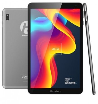 Hometech Alfa 10TX 64 GB Android 4 GB Ram 10.1 İnç Tablet Gümüş
