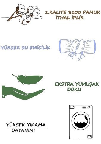 Louis Marie Pamuk Plaj Havlusu Yeşil