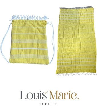 Louis Marie Pamuk Plaj Havlusu Sarı