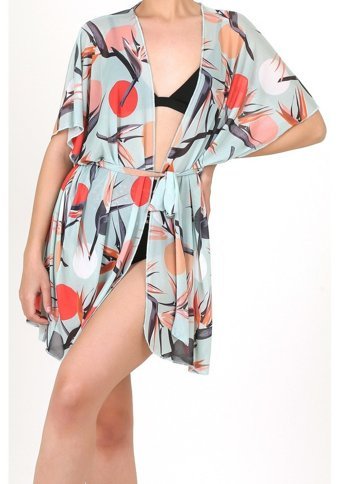 Hamur Sunset Polyester Plaj Havlusu Mint Yeşili