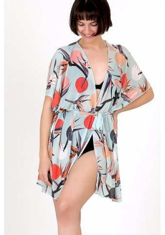 Hamur Sunset Polyester Plaj Havlusu Mint Yeşili