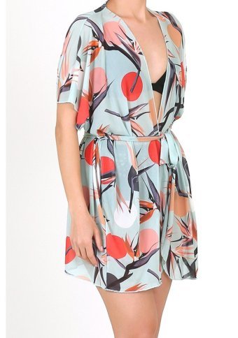 Hamur Sunset Polyester Plaj Havlusu Mint Yeşili