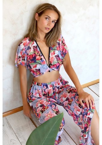 Hamur Kolaj Polyester Plaj Havlusu Kırmızı