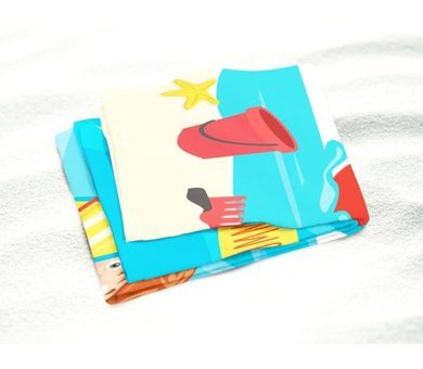 Erays Home Hello Summer Pamuk Plaj Havlusu Açık Mavi
