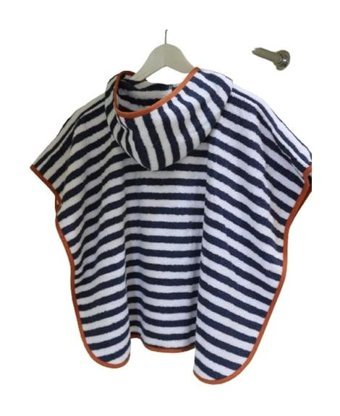Ender Home Pamuk - Polyester Plaj Havlusu Beyaz - Lacivert