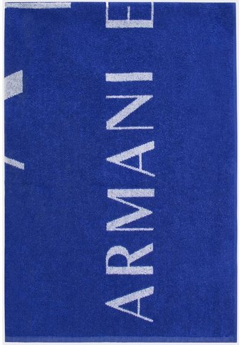 Armani Exchange 953046 3R601 00135 Pamuk Plaj Havlusu Mavi