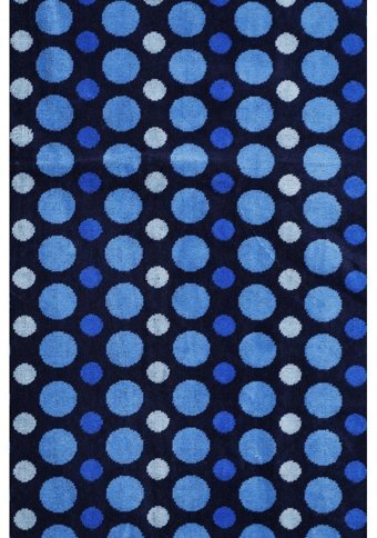 Özdilek Bubble Blue 278552 Pamuk Plaj Havlusu Desenli