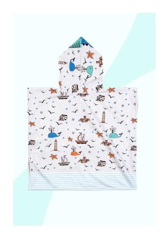 Homelover Marine Pamuk Plaj Havlusu Beyaz