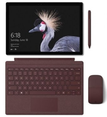 Microsoft Surface Pro 5 128 GB Windows 4 GB Ram 12.3 İnç Tablet Gri