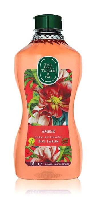 Eyüp Sabri Tuncer Zeytinyağlı - Amber Sıvı Sabun 1500 ml