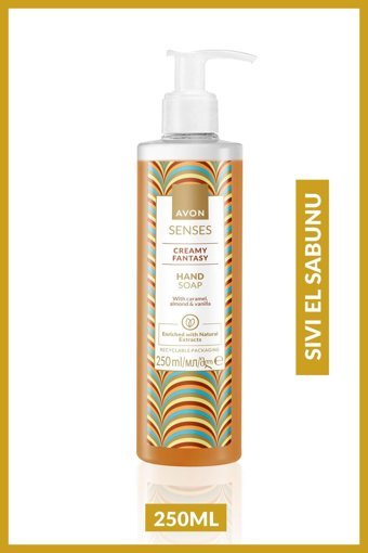 Avon Senses Creamy Fantasy Vanilyalı Sıvı Sabun 250 ml