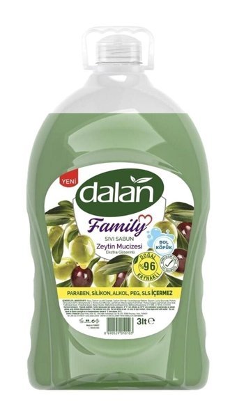 Dalan Zeytinyağlı Sıvı Sabun 4x3 lt