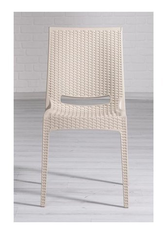 Sandalie Kolsuz Rattan 6 Adet Bahçe Sandalyesi