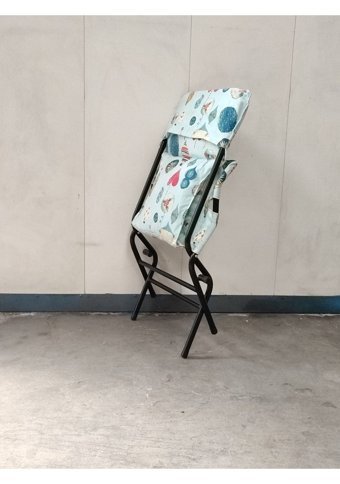 Yavuzpaşalar 539726671 Kolsuz Katlanabilir Metal 1 Adet Bahçe Sandalyesi