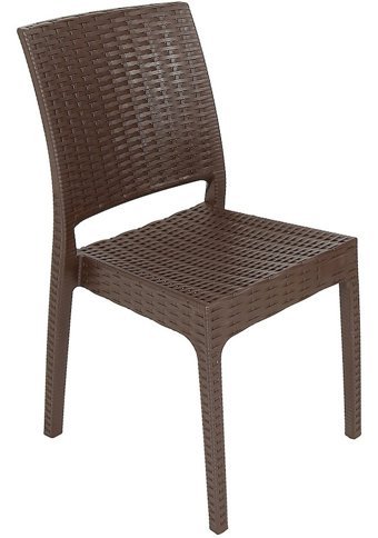 Galleon Design Kolsuz Rattan 1 Adet Bahçe Sandalyesi