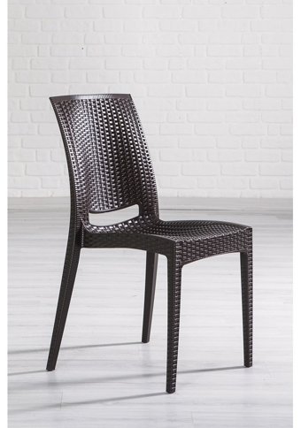 Modalife Kolsuz Rattan 2 Adet Bahçe Sandalyesi