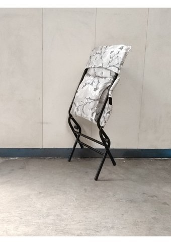 Yavuzpaşalar 539726234 Kolsuz Katlanabilir Metal 1 Adet Bahçe Sandalyesi