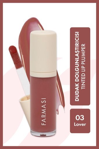 Farmasi Tinted Lip Plumper 03 Lover Nemlendiricili Dolgunlaştırıcı Dudak Parlatıcısı