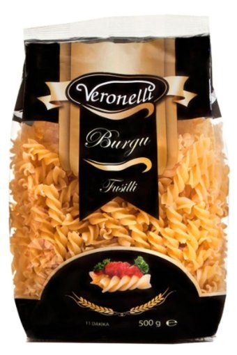 Veronelli Burgu Makarna 4x500 gr