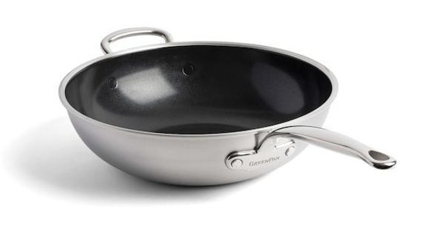 Greenpan Cc003821-001 Premiere Seramik 30 cm Wok Tava