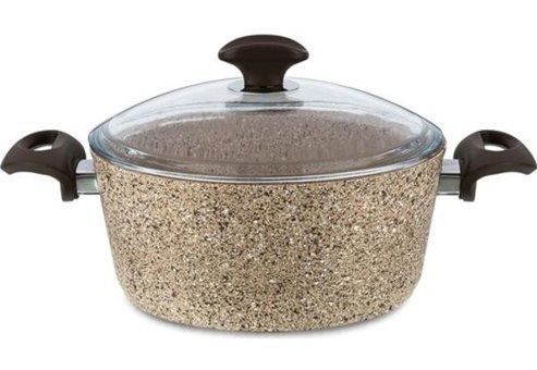 Falez Creamy Granitec Alüminyum - Döküm 24 cm 2 Parça Tava