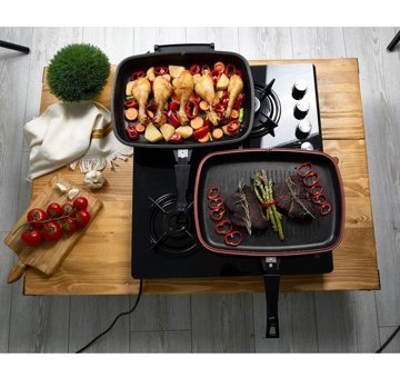 Amboss Kuvars Döküm 36 cm 2 Parça Tava