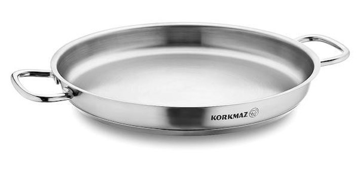Korkmaz Proline Satin Çelik 30 cm Tava