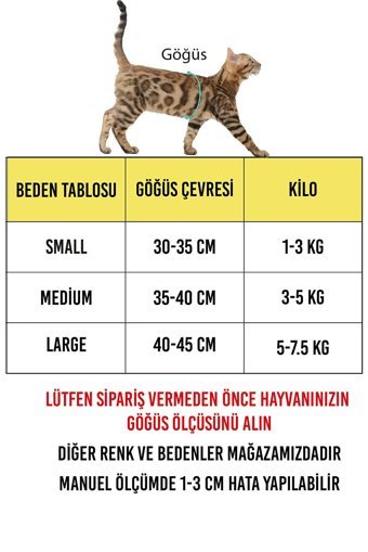 Petköy Düz Fosforlu Bordo Ayarlanabilir Gezdirme Göğüs Kedi Tasması