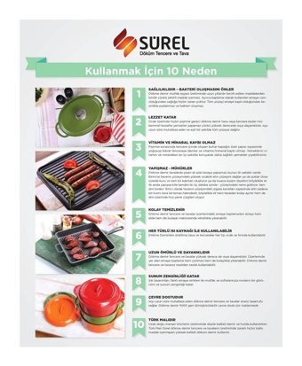 Sürel Döküm 22 cm Tava