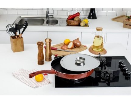 Taç Granit 34 cm 2 Parça Tava