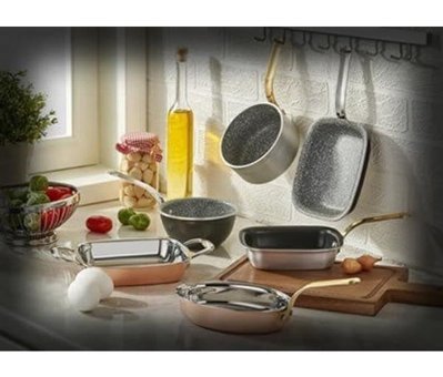 Altın Başak Bakır 12 cm Wok Tava