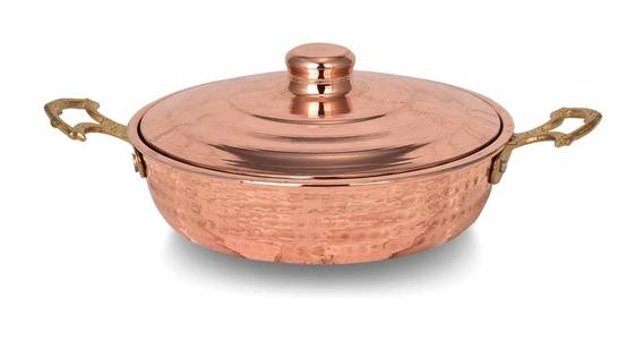 Saint Belisama Emirgan Bakır 16 cm 2 Parça Tava