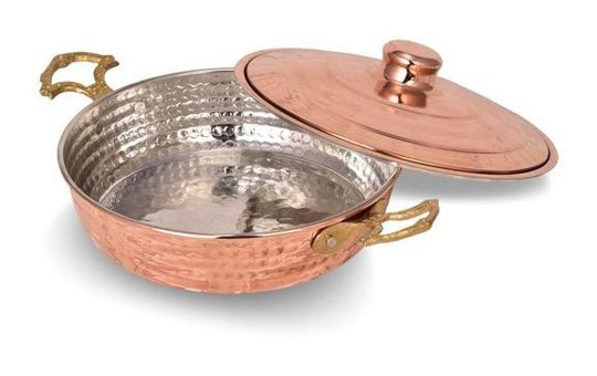 Saint Belisama Emirgan Bakır 16 cm 2 Parça Tava
