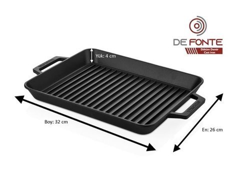 Defonte Döküm 32 cm Tava