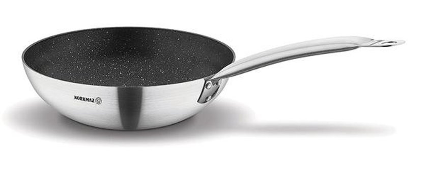 Korkmaz Proline Gastro Çelik 36 cm Tava