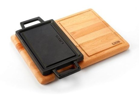 Lava Hot Plate Döküm 22 cm 2 Parça Tava