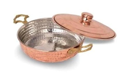 Turna Bakır Emirgan 7598-1 Bakır 16 cm 2 Parça Tava