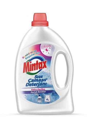 Mintax Kalıcı Parfüm 26 Yıkama Beyazlar ve Renkliler İçin Sıvı Deterjan 1.69 lt