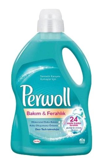 Perwoll Bakım ve Ferahlık 100 Yıkama Tüm Renkler İçin Sıvı Deterjan 2x2.97 lt