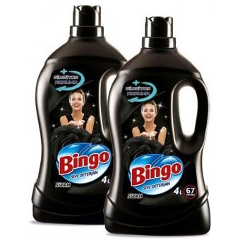 Bingo Simsiyah Koruma 134 Yıkama Siyahlar İçin Sıvı Deterjan 2x4 lt