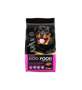 Krax Kuzu Etli Pirinçli Tüm Irklar Yetişkin Köpek Maması 15 Kg